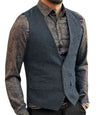 Debonair Wool Waistcoat - Light navy / L - HIS.BOUTIQUE