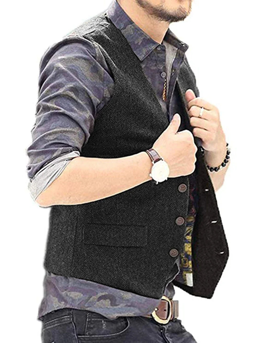 Debonair Wool Waistcoat -  - HIS.BOUTIQUE